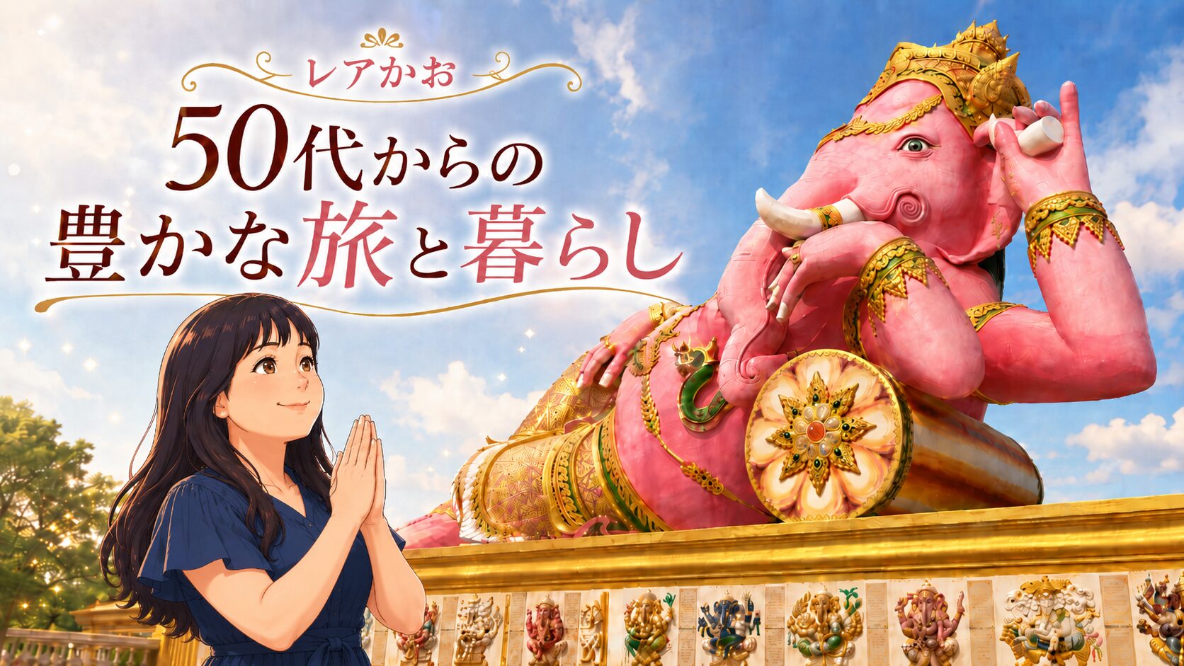 50代からの豊かな旅と暮らし ブログ開設のご挨拶 アイキャッチ