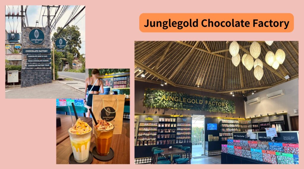 Junglegold Chocolate Factory｜試食しながらお土産が選べるバリ島のチョコレート工場